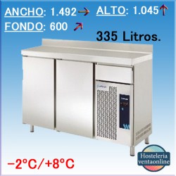 Mesa de Refrigeración Frente Mostrador Edenox FMPS-150 HC 